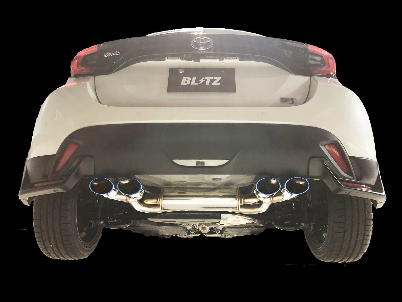 BLITZ NUR-SPEC CUSTOM EDITION QUAD EXHAUST TI For TOYOTA YARIS HYBRID MXPH15 63568V