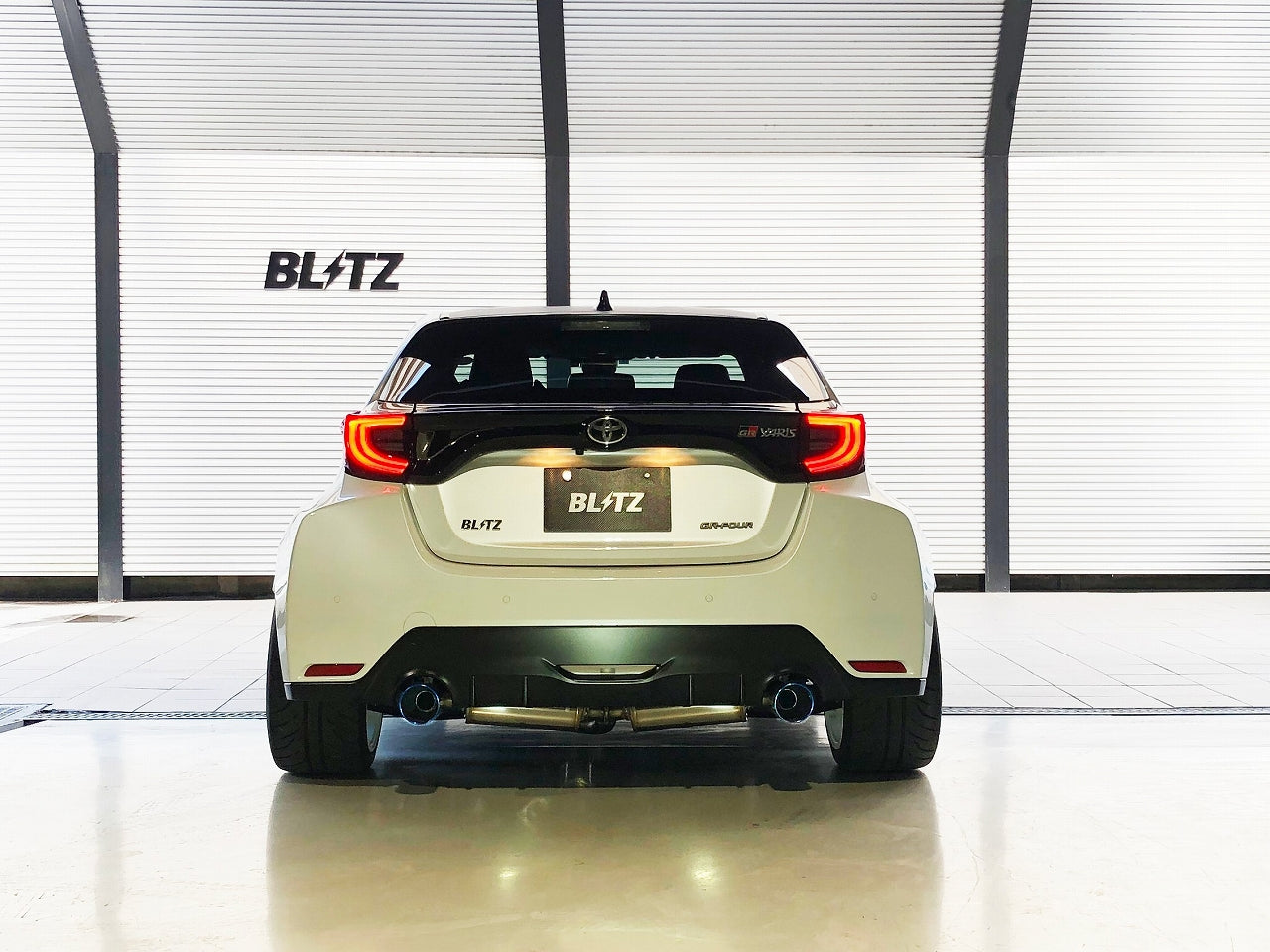 BLITZ NUR-SPEC CUSTOM EDITION STYLED EXHAUST TI For TOYOTA GR YARIS GXPA16 63196V