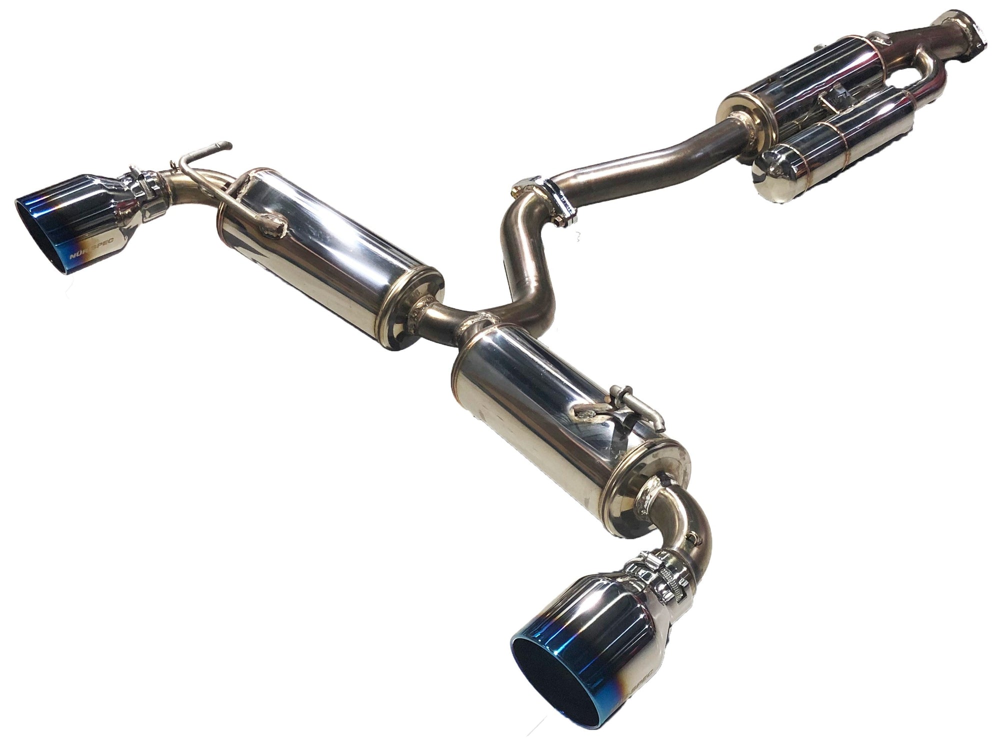 BLITZ NUR-SPEC CUSTOM EDITION STYLED EXHAUST TI For TOYOTA GR YARIS GXPA16 63196V