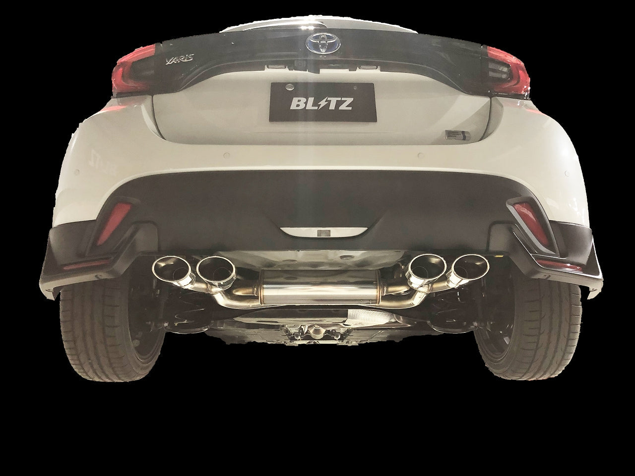 BLITZ NUR-SPEC CUSTOM EDITION QUAD EXHAUST For TOYOTA YARIS HYBRID MXPH10 63567