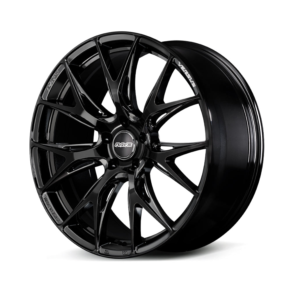 RAYS VERSUS VV27S 20X8.5J +28 5X120 GLOSSY BLACK (BNJ) 12300852821BNJ