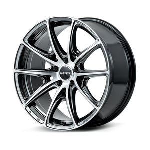 RAYS VERSUS VV25R 19X8.5J +22 5X112 GLASS BLACK+RAP(68J) 1229985222068J