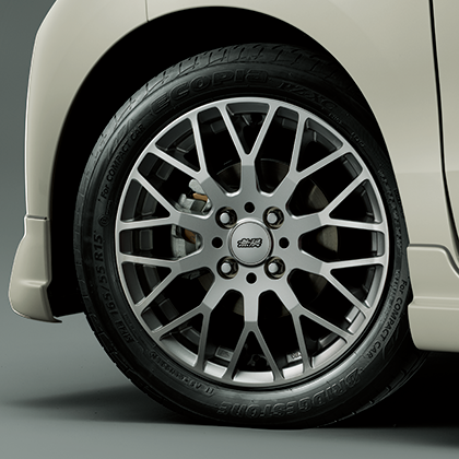 MUGEN Aluminum Wheel XJ SPARK SILVER  For N-WGN JH1 JH2 42700-XJ4-550P-45