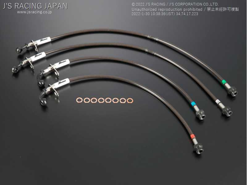 J'S RACING BRAKE LINE SYSTEM ST FOR HONDA S660 JW5 BLS-S6-ST