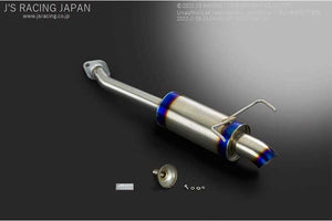 J'S RACING SUS EXHAUST PLUS REAR TAIL 50R FOR HONDA FIT GD1 3 L13A L15A T304-F1-50R