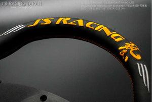 J'S RACING XR STEERING TYPE-F 69 LIMITED ORANGE SUEDE FOR  XRSG-TF69-ORSD