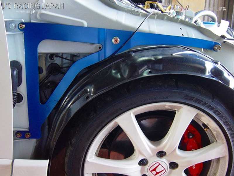 J'S RACING SIDE INNER BRACE FOR HONDA CIVIC FD2 K20A SIB-D2
