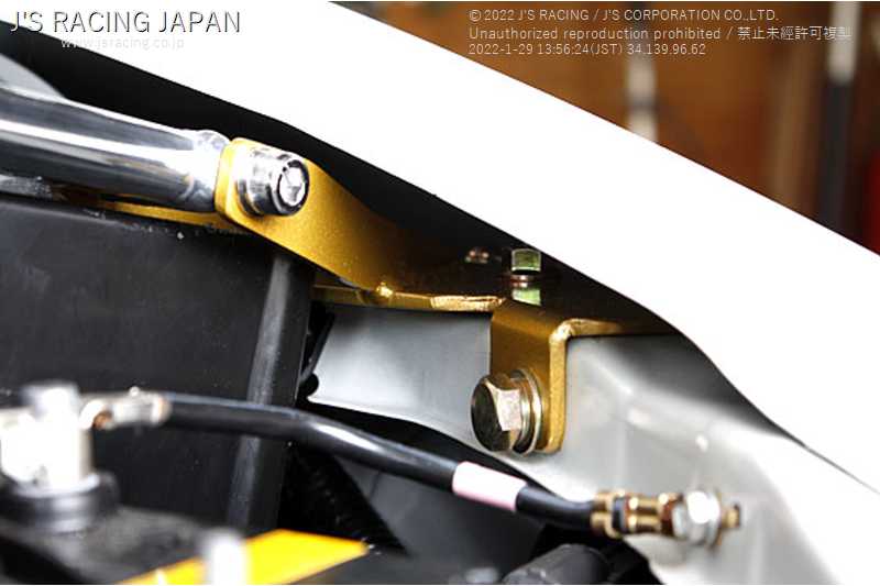 J'S RACING FRONT ALUMINUM STRUT TOWER BAR FOR HONDA CR-Z ZF1 LEA-MF6 TB-Z1-F