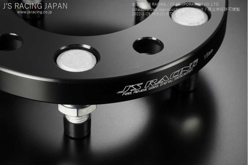 J'S RACING FORGED WIDE TREAD SPACER 15MM 5H WTS-A15