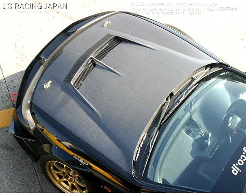 J'S RACING AERO BONNET TYPE-S FRP FOR HONDA INTEGRA DC2 B18C ABS-T2-F