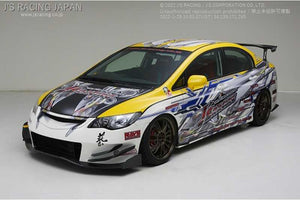 J'S RACING FRONT BUMPER TYPE-S CARBON FOR HONDA CIVIC FD2 K20A JSF-D2-C