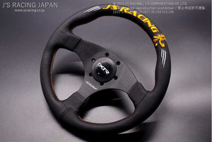 J'S RACING XR STEERING TYPE-F 69 LIMITED ORANGE SUEDE FOR  XRSG-TF69-ORSD