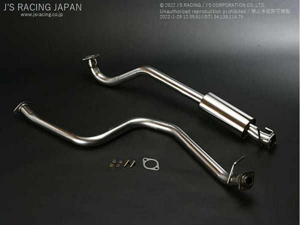 J'S RACING R304 SUS EXHAUST SYSTEM CENTER PIPE 60C FOR HONDA STREAM RN6 ...