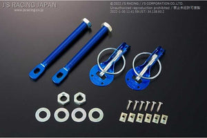 J'S RACING BONNET PIN BLUE BNP-BL