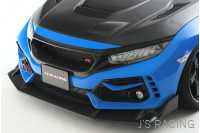 J'S RACING FORNT WING SPOILER TYPE S CARBON For HONDA CIVIC FK8 AH-K8-C