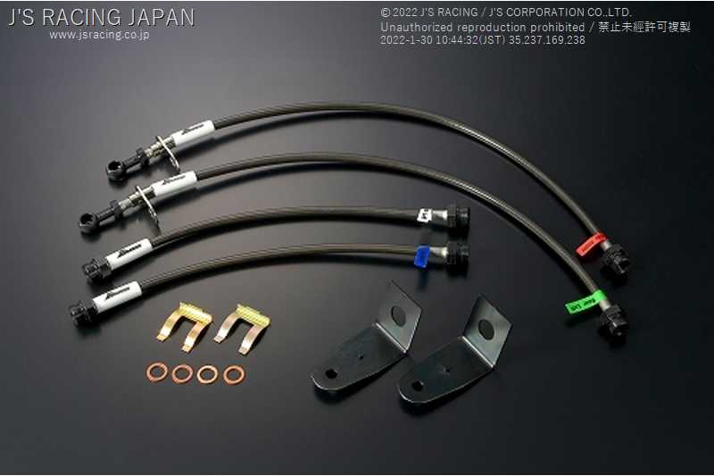 J'S RACING BRAKE LINE SYSTEM ST FOR HONDA CIVIC FD2 K20A BLS-D2-ST
