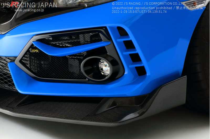 J'S RACING FRONT SPORTS GARNISH FOR HONDA CIVIC FK8 FSG-K8