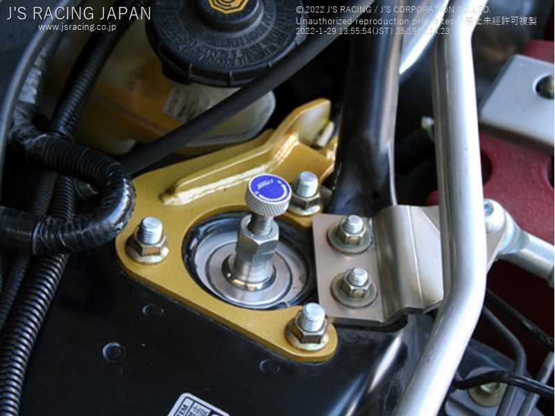 J'S RACING 3D FRONT ALUMINUM STRUT TOWER BAR FOR HONDA ACCORD CL7 K20A TB-E2-F