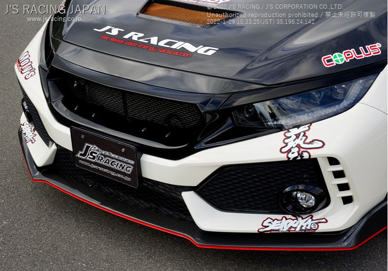 J'S RACING FRONT SPORTS GRILL FOR HONDA CIVIC FC1 AG-FC1