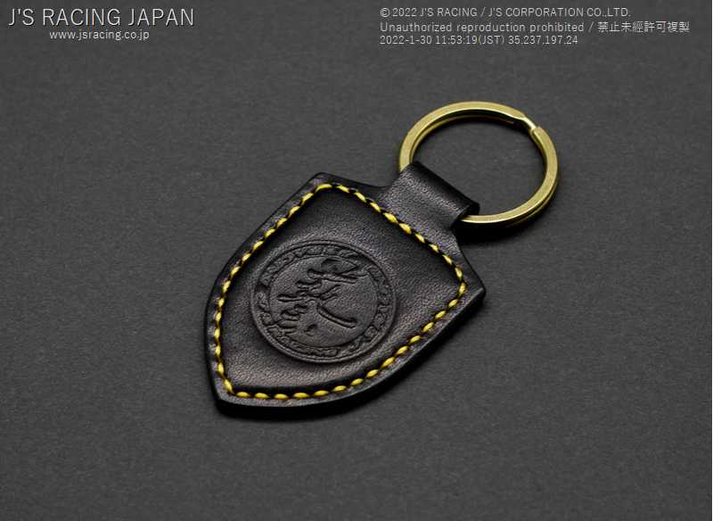 J'S RACING J'S MODE KEY RING TYPE 5 BLACK KRG-05-BK