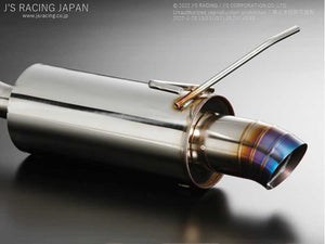 J'S RACING SUS EXHAUST PLUS DUAL 60RS FOR HONDA ODYSSEY RB1 K24A T304W-O3A-60RS