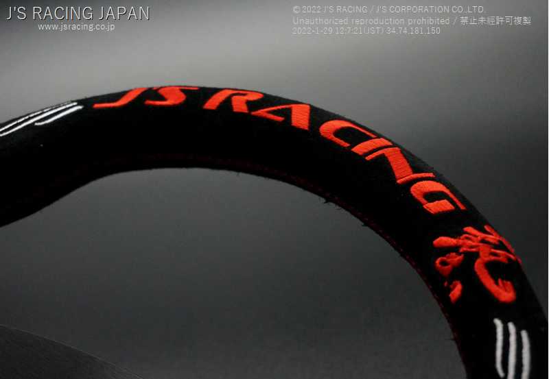 J'S RACING XR STEERING TYPE-F 69 LIMITED RED SUEDE FOR  XRSG-TF69-RDSD