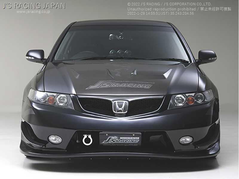 J'S RACING FRONT BUMPER TYPE-S FRP FOR HONDA ACCORD CL7 K20A JSF-E2-F