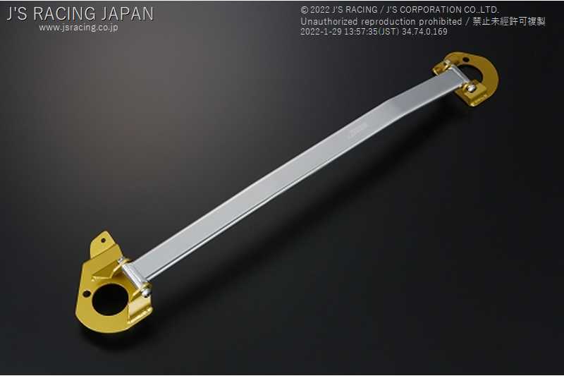 J'S RACING FRONT ALUMINUM STRUT TOWER BAR (ETD COMPATIBLE) FOR HONDA S2000 AP1 2 F20C F22C TB-S1-F
