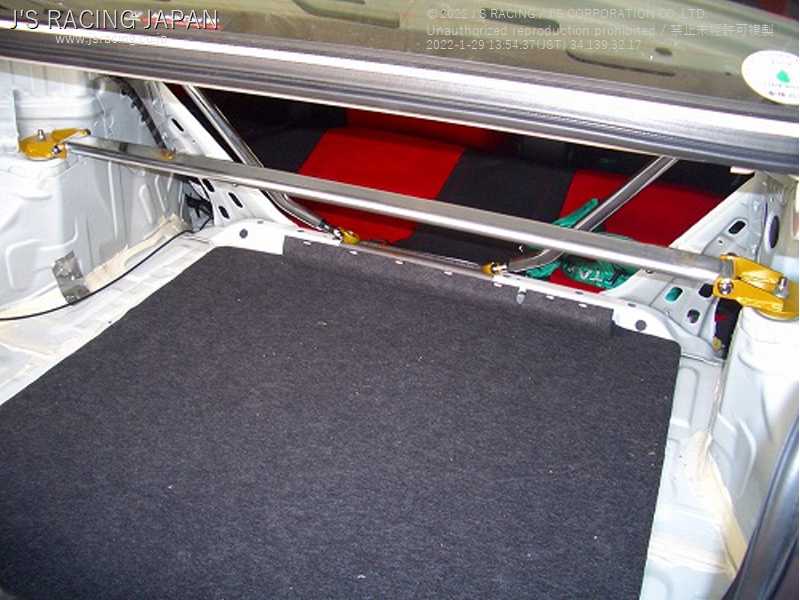 J'S RACING REAR ALUMINUM STRUT TOWER BAR FOR HONDA CIVIC FD2 K20A TB-D2-R