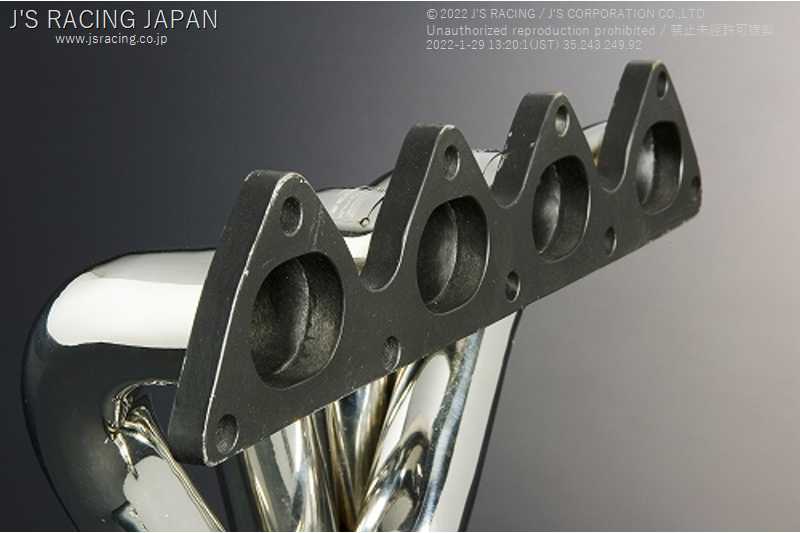 J'S RACING 4-2-1 STAINLESS EX MANI FOR HONDA CIVIC EG6 B16A XA-H3
