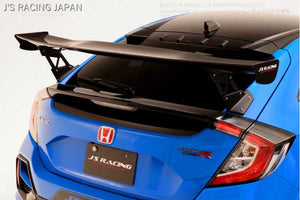 J'S RACING 3D GT-WING TYPE1 WET CARBON 1540 FOR HONDA CIVIC FK8 DGW1-K8-WSE