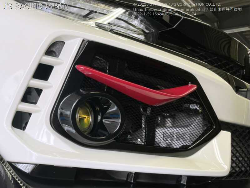 J'S RACING FRONT SPORTS GARNISH FOR HONDA CIVIC FK8 FSG-K8