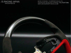 J'S RACING SPORTS STEERING CARBON ALCANTARA FOR HONDA CIVIC FK7 SSG-K7-CAL
