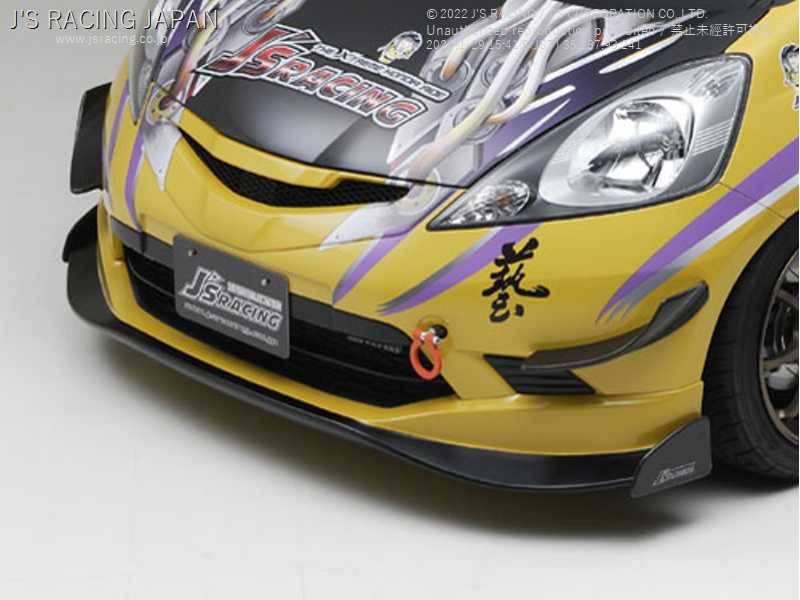 J'S RACING FRONT SIDE WING TYPE S FOR HONDA FIT FIT GE8 9 L15A JSW-F3M-C