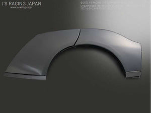 J'S RACING REAR GT FENDER KIT TYPE-S LEFT FOR HONDA FIT GD JSWF-F1-RL