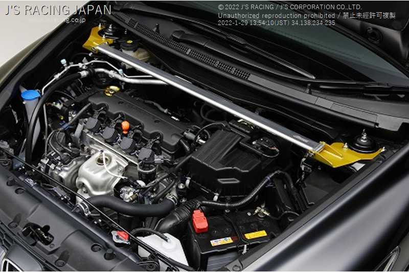 J'S RACING FRONT ALUMINUM STRUT TOWER BAR FOR HONDA STREAM RN6-9 R18A R20A TB-SM2-F
