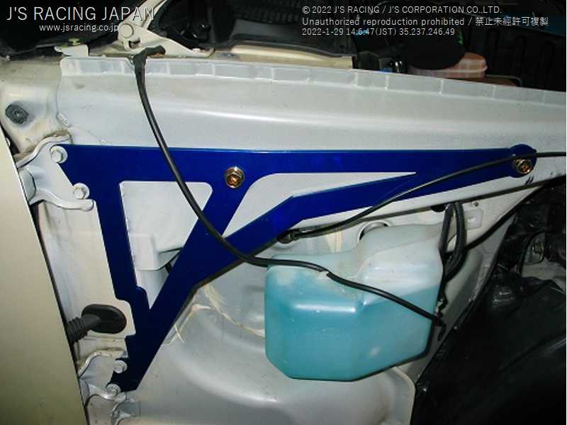 J'S RACING SIDE INNER BRACE FOR HONDA S2000 AP1 2 F20C F22C SIB-S1