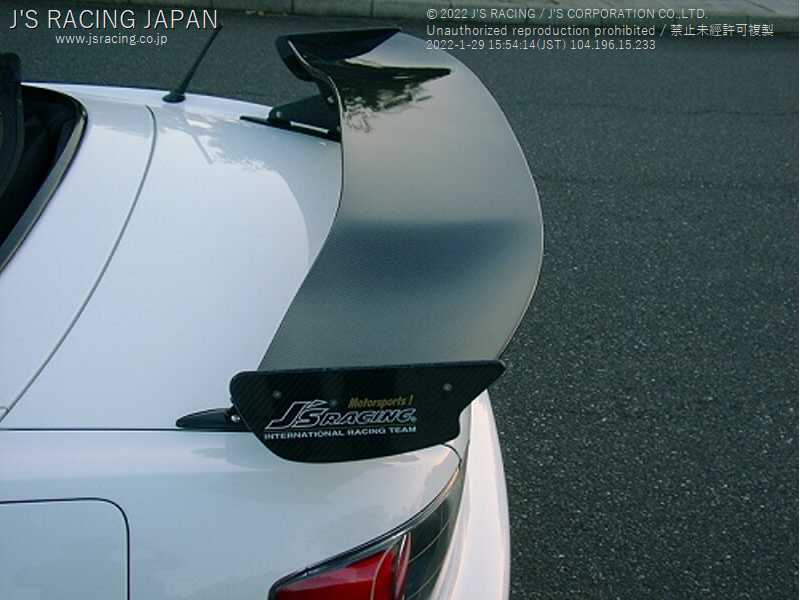 J'S RACING 3D GT-WING LOW MOUNT DRY CARBON FOR HONDA S2000 AP1 2 F20C F22C DGW1-S1-DL
