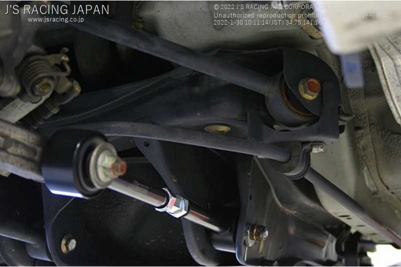 J'S RACING PILLOW REAR CONTROL ARM FOR HONDA ACCORD CL7 K20A CAM-E2