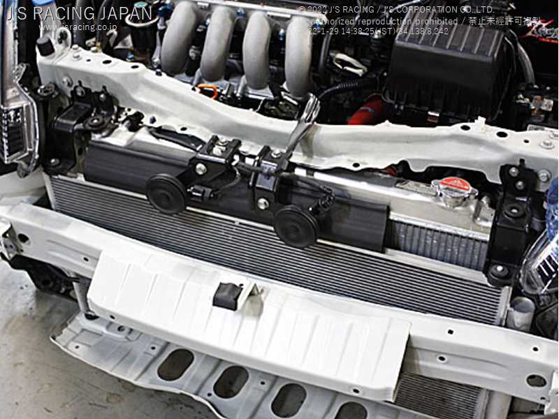 J'S RACING MAX COOLING RADIATOR FOR HONDA FIT GE8 L15A RAS-F3