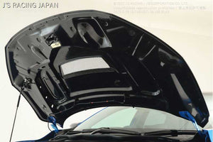 J'S RACING AERO BONNET TYPE-V CARBON CARBON FOR HONDA CIVIC FK8 ABV-K8-CC