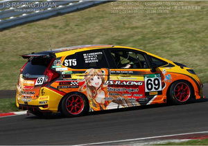 J'S RACING 3D GT-WING980 WET CARBON S CHAMPION RESISTANT MODEL FOR HONDA FIT GK5 DGW-F5-WS05
