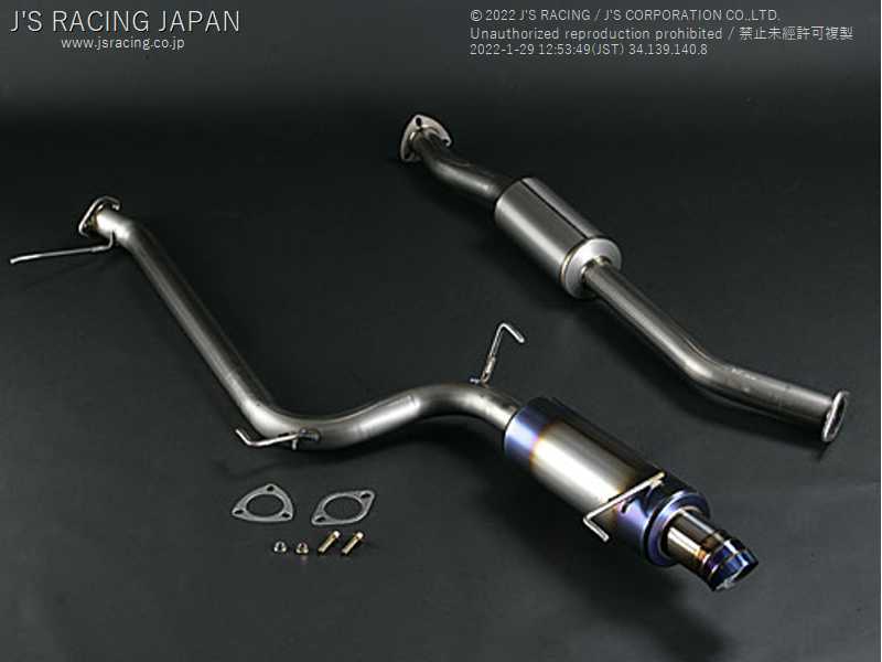 J'S RACING FX-PRO FULL TITANIUM MUFFLER 60RS FOR HONDA ACCORD CL1 H22A FTM-E1-60RS