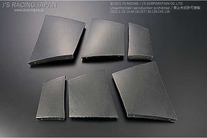 J'S RACING TYPE-GT FRONT FIN CARBON FOR HONDA S2000 AP1 F20C GTFF-S1-C