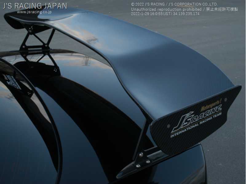 J'S RACING 3D GT-WING WET CARBON TYPE1 FOR HONDA ACCORD CL7 K20A DGW1-E2-W
