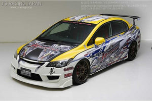 J'S RACING FRONT SPORT GRILL TYPE X FOR HONDA CIVIC FD2 K20A AG-D2