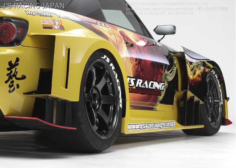 J'S RACING TIRE LETTER STICKER WHITE TIR-01-WH