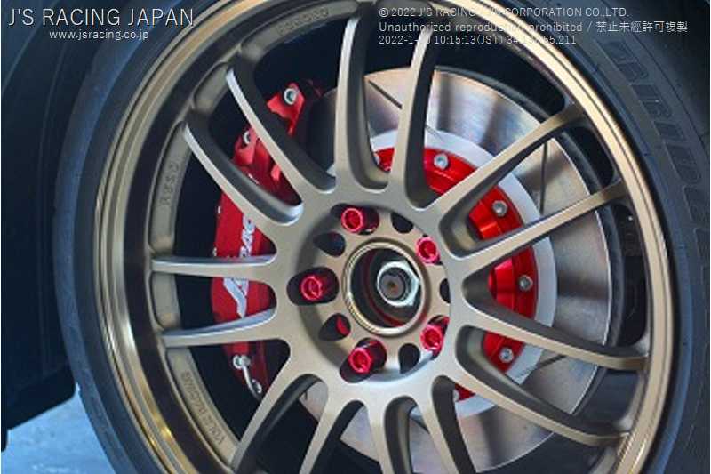 J'S RACING 6-POT CALIPER KIT FOR HONDA ACCORD CL7 K20A B6P-E2