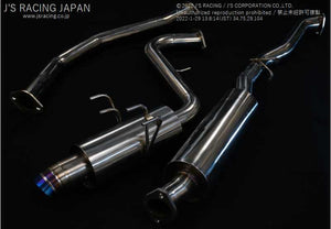 J'S RACING SUS EXHAUST PLUS 60RS FOR HONDA CIVIC FC1 T304-FC1L-60RS