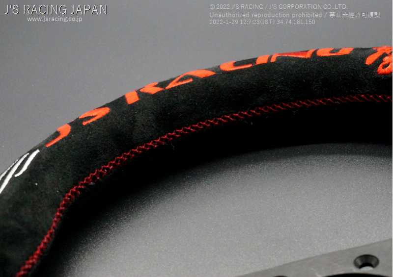 J'S RACING XR STEERING TYPE-F 69 LIMITED RED SUEDE FOR  XRSG-TF69-RDSD
